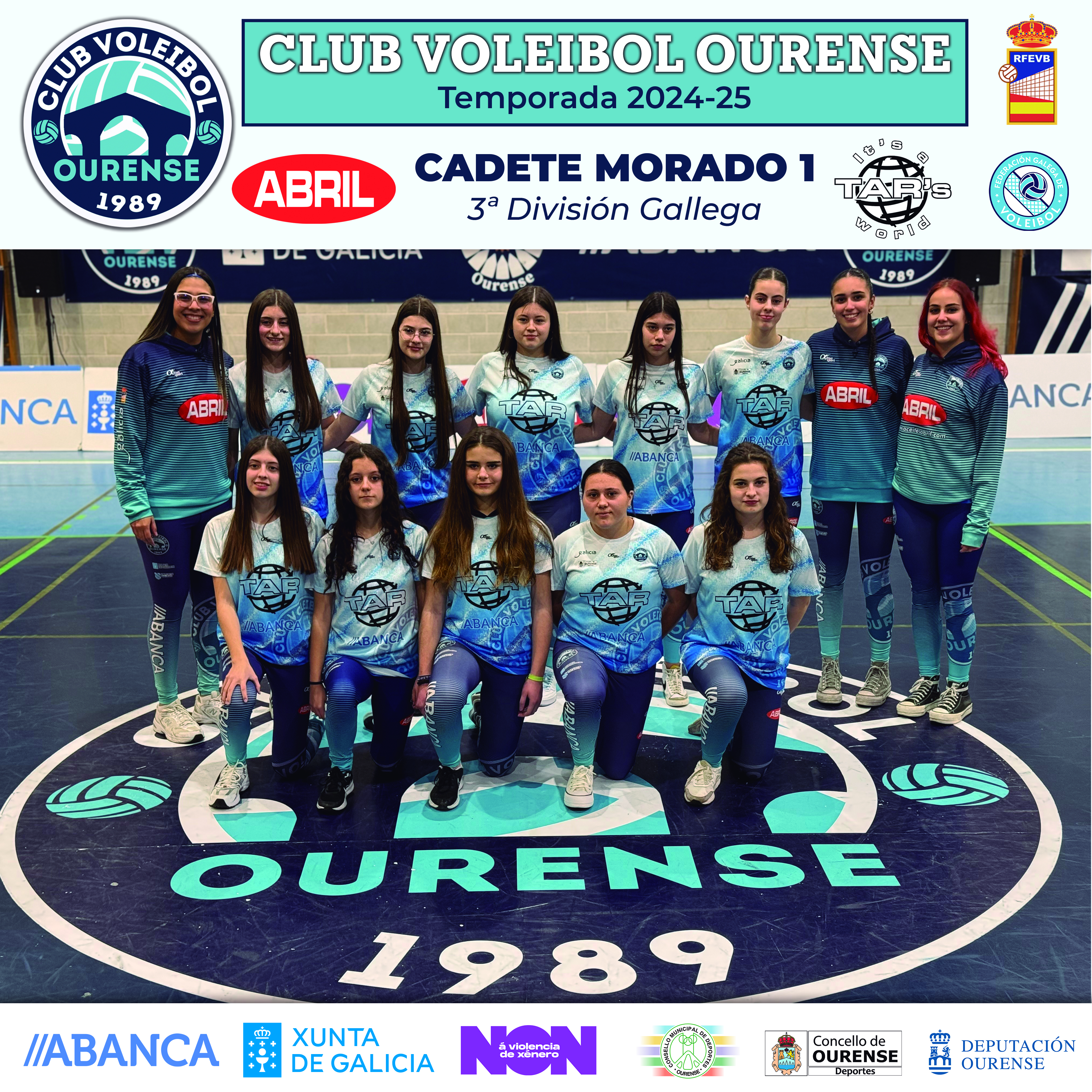 equipo Cadete morado 1 femenio